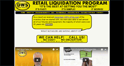 Desktop Screenshot of dwsretailsales.com